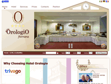Tablet Screenshot of hotelorologio.com